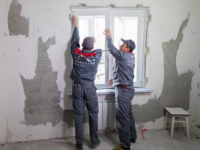 установка окон