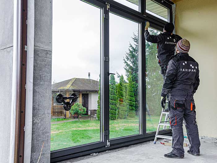 монтаж окон пвх